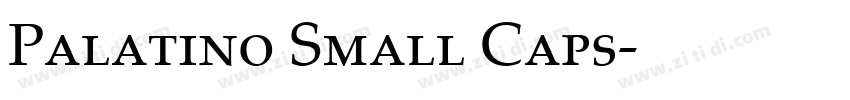 Palatino Small Caps字体转换